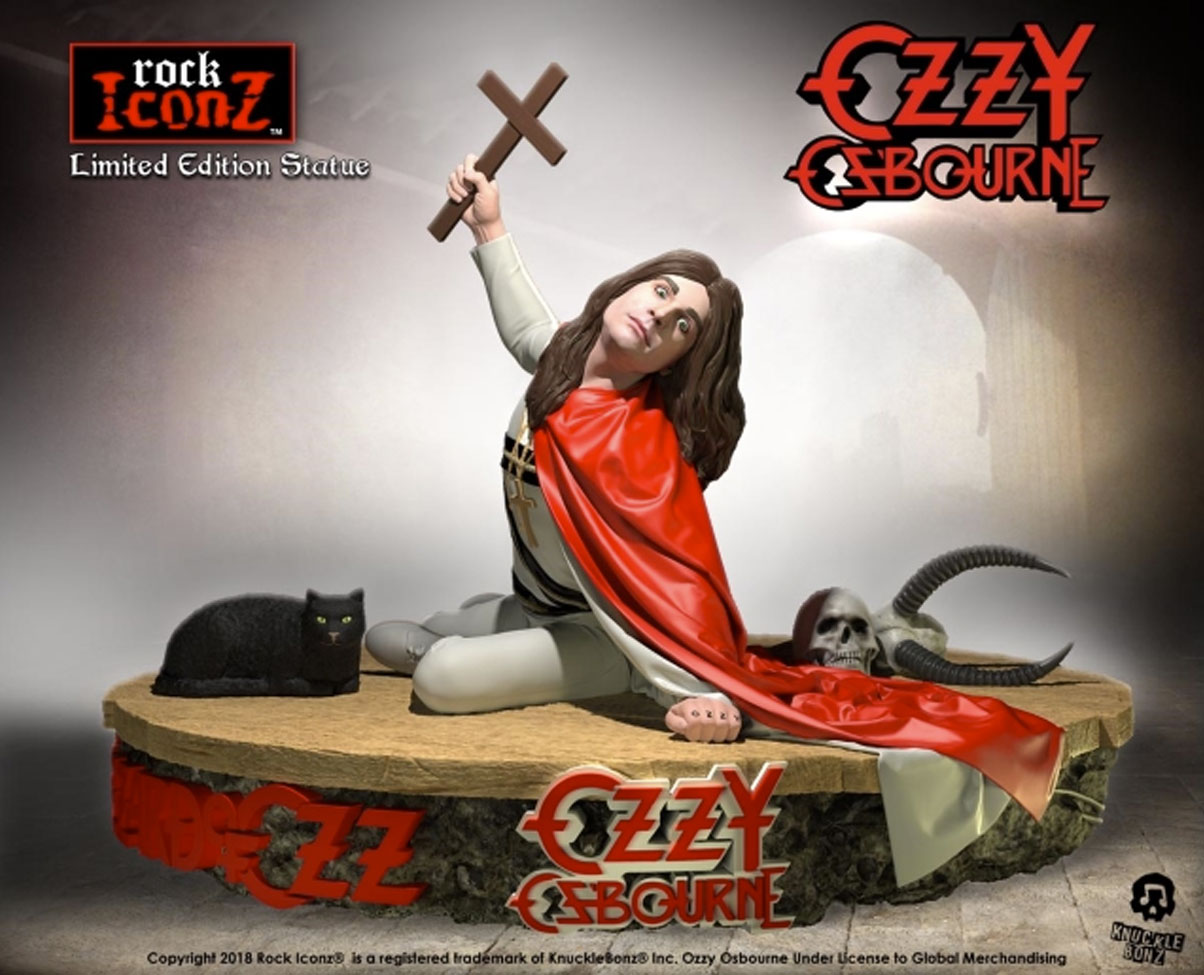 Ozzy Osbourne Blizzard of Ozz Estátua