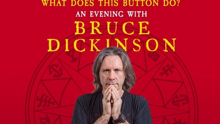 “What Does This Button Do? An Evening with Bruce Dickinson” em turnê pela Europa em Outubro