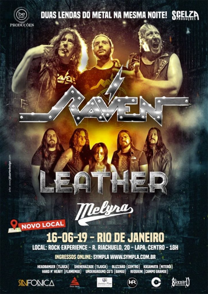 Raven,Leather e Melyra no Rio de Janeiro