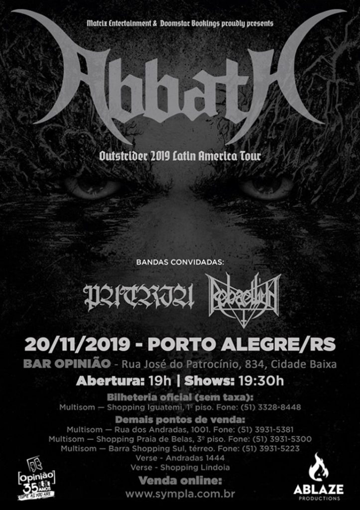 Abbath Tour Brazil