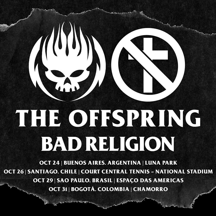 Offspring South America Tour 2019