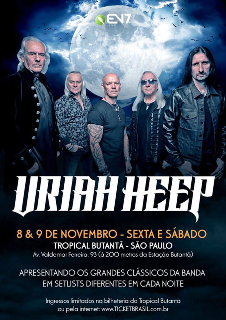 Uriah Heep no Brasil 2019