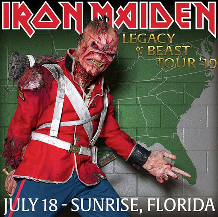 Iron Mainde Legacy Of The Beast Tour