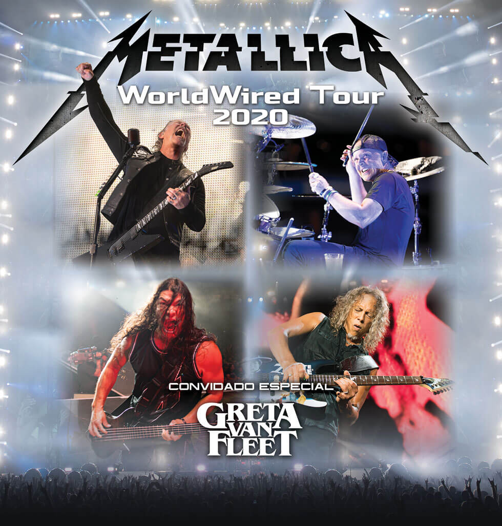 Metallica no Brasil 2020