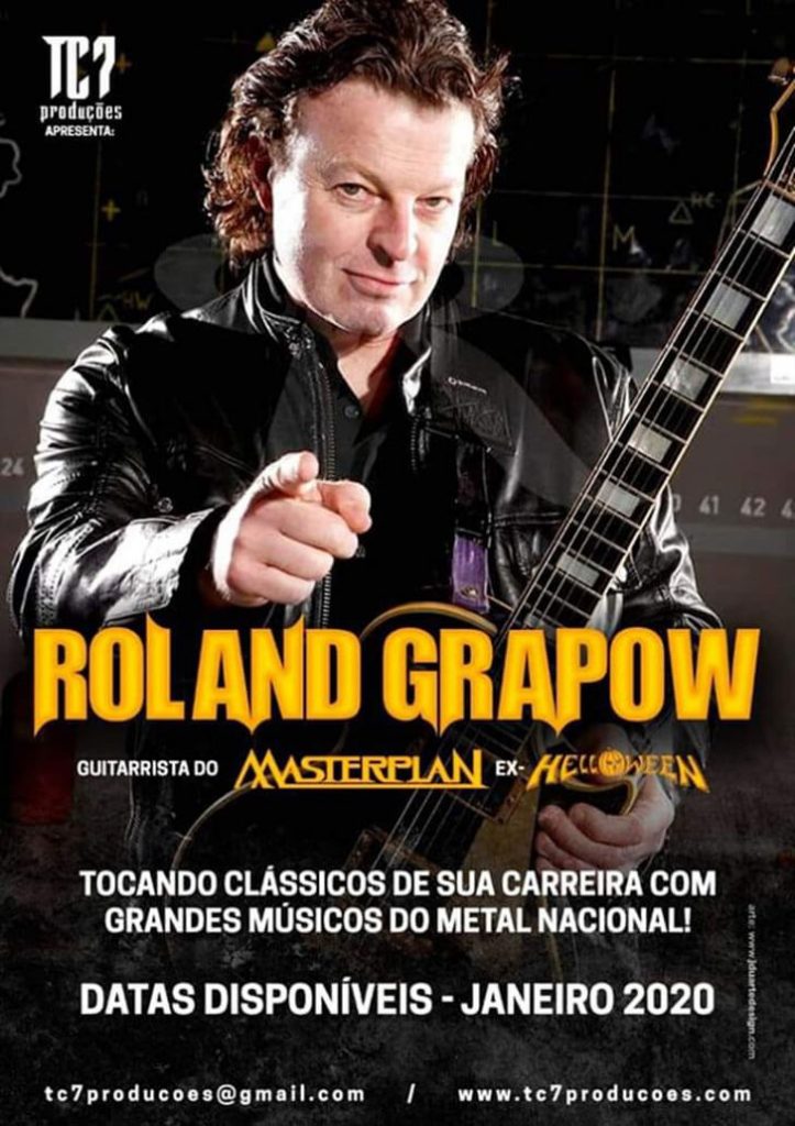 Roland Grapow no Brasil