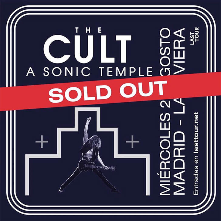The Cult Sonic Temple Tour Madrid 2019