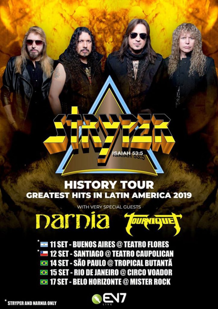 Stryper Brasil Tour 2019