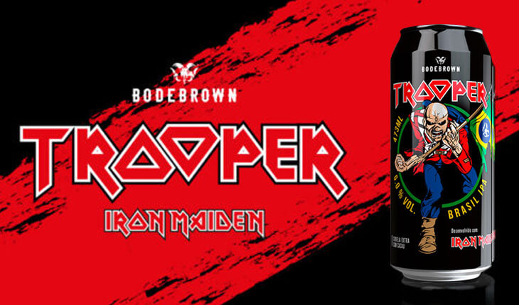 Rock Beer: BODEBROWN e IRON MAIDEN, lançam em parceria, a cerveja  TROOPER IPA