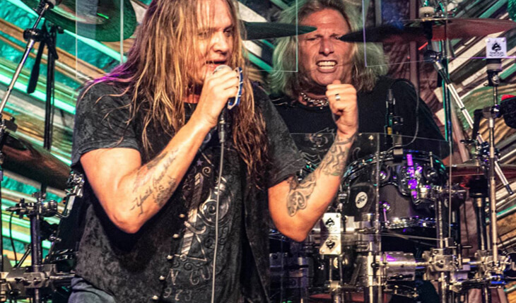 Sebastian Bach and Rob Affuso Skid Row