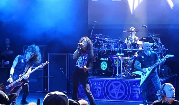 ANTHRAX: Assista apresentação no ‘Megacruise’