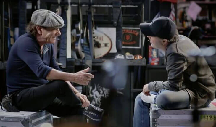 AC/DC: ‘Brian Johnson: Life On The Road’ entrevista Lars Ulrich
