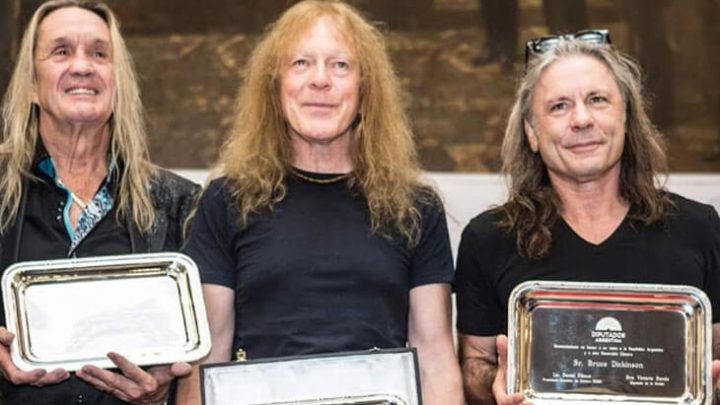 Iron Maiden: Confira a entrega da honraria recebida na Argentina