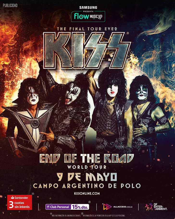 Kiss End of The Road na America do Sul