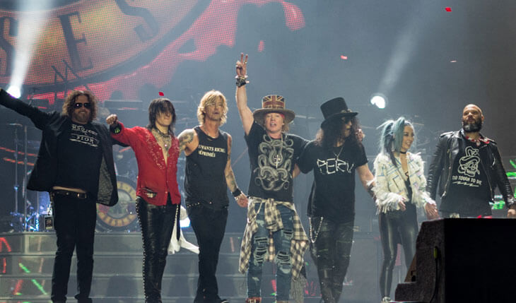 Guns N’ Roses: Banda confirmada no Lollapalooza, edição 2020, em São Paulo