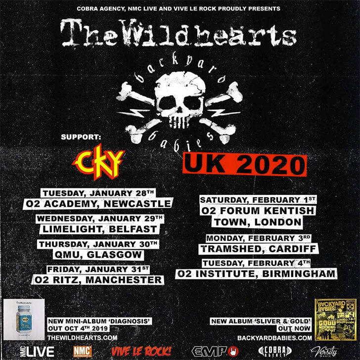 Backyard Babies tour 2020