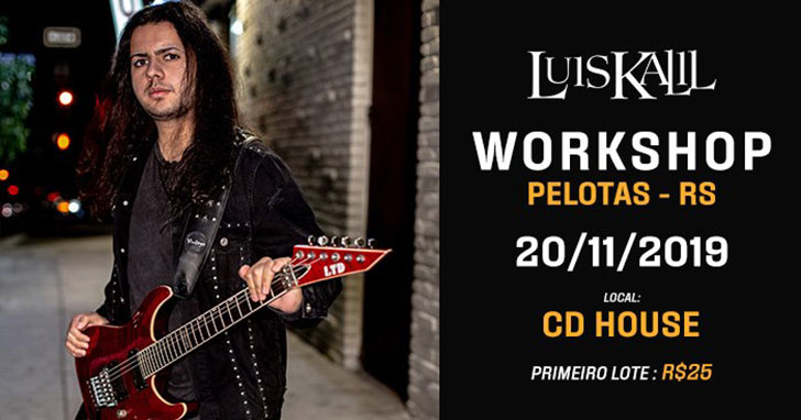 Luís Kalil: Guitarrista fará Workshop em Pelotas/RS.
