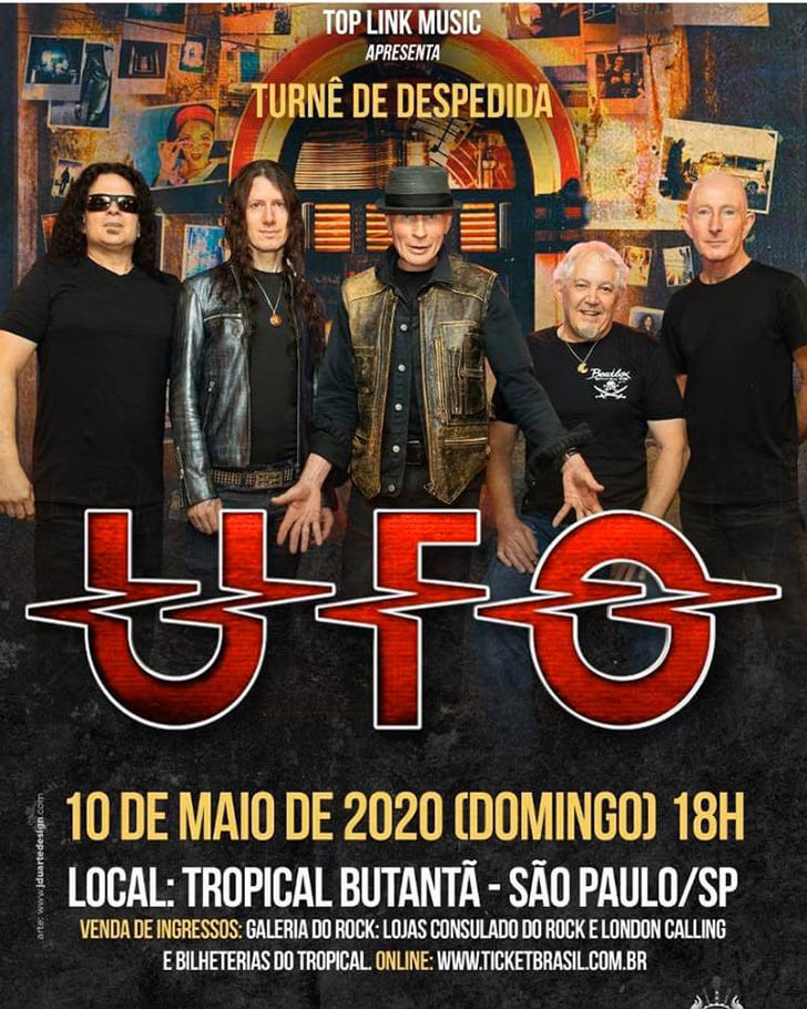 banda UFO no Brasil em 2020