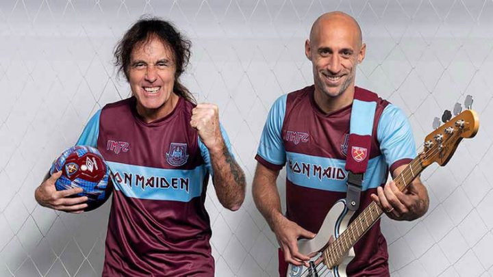 Iron Maiden: Banda lança kit de material esportivo inspirado no West Ham