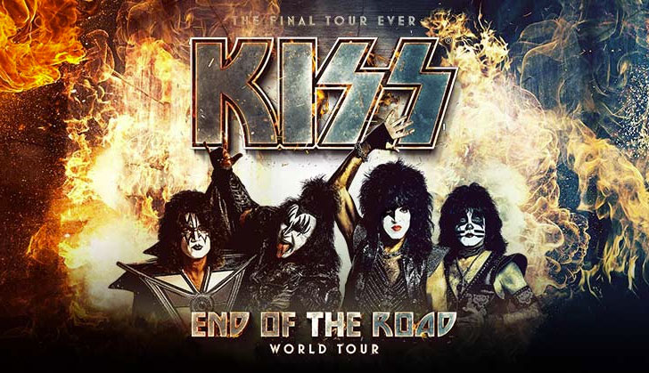 Kiss revelou local e data do concerto final