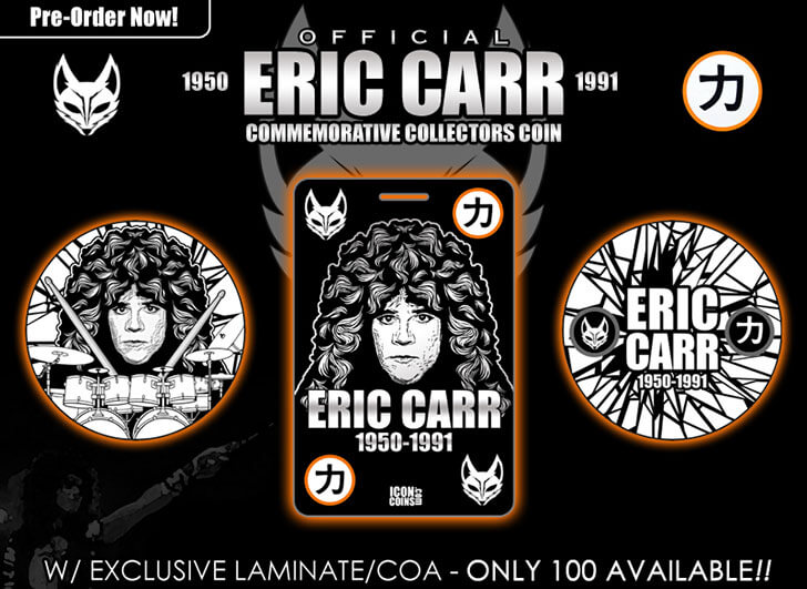 Eric Carr Icon Coins