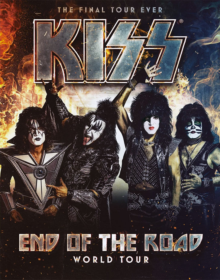 Kiss End Of The Road Tour no Brasil 2020