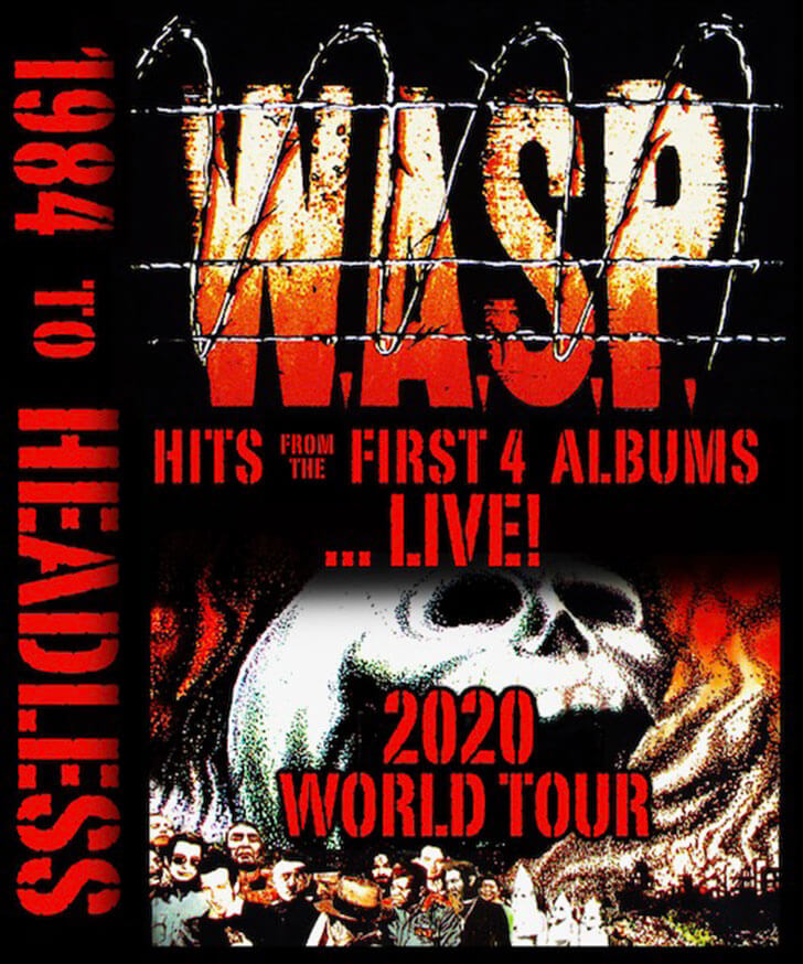 WASP: Anunciada a "1984 To Headless 2020 World Tour"