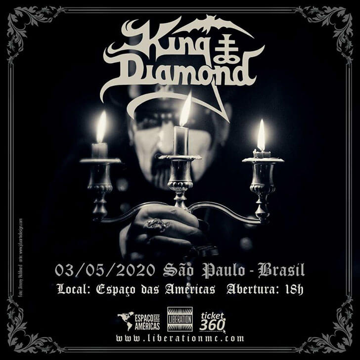 King Diamond no Brasil 2020