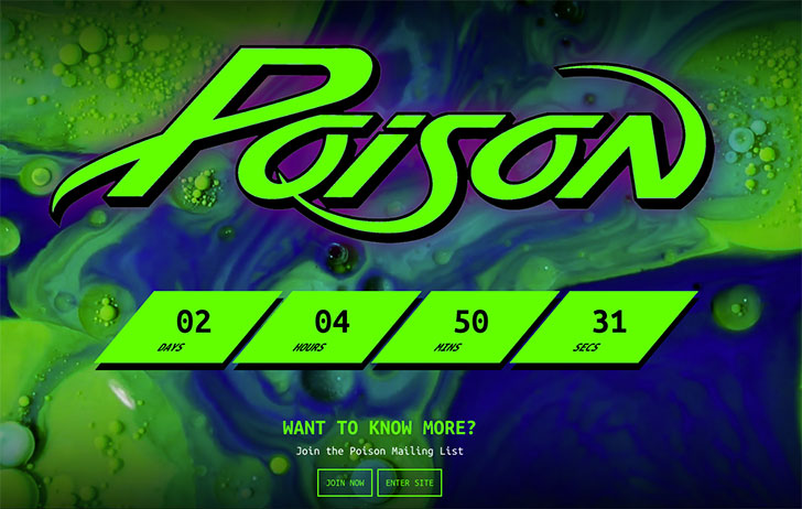 Poison band tour 2020