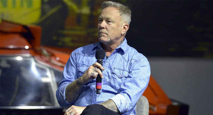 Metallica: Hetfield reaparece publicamente após passagem por reabilitação.
