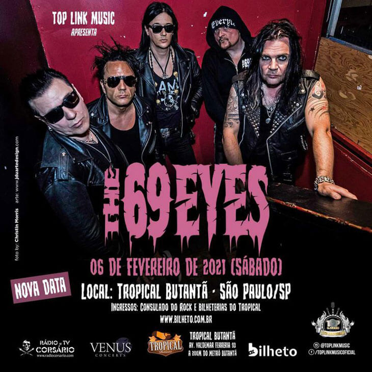 The 69 Eyes brasil tour