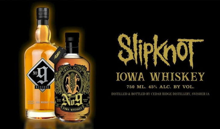 SLIPKNOT: ‘No. 9 Iowa Whiskey Reserve’ à venda pela primeira vez em 2020