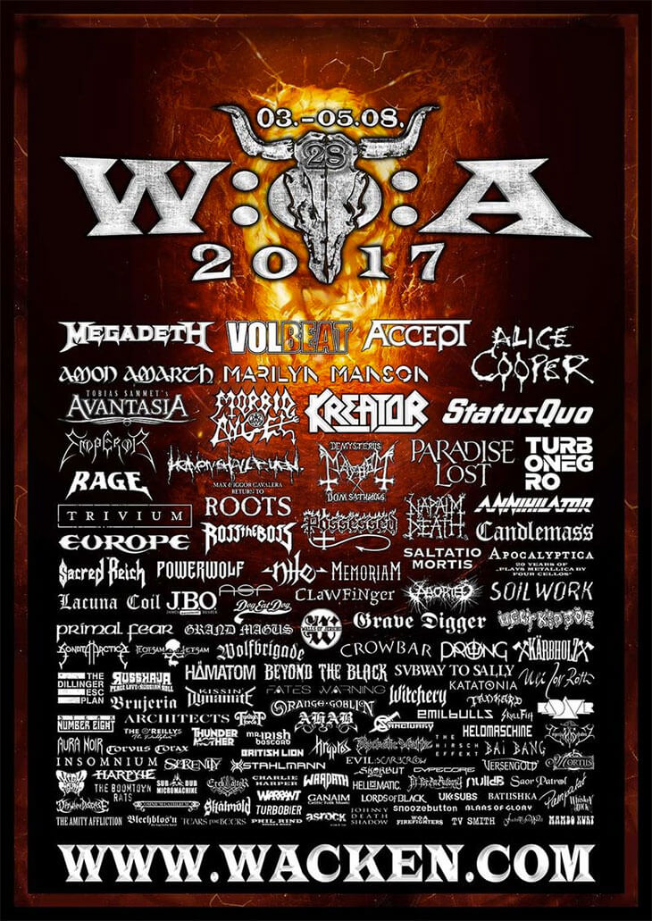 wacken open air 2017