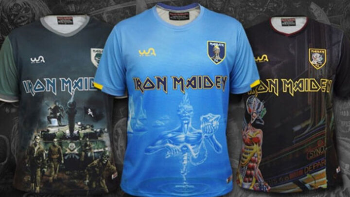 Iron Maiden: Outros clássicos do Iron Maiden se transformam em camisas de futebol