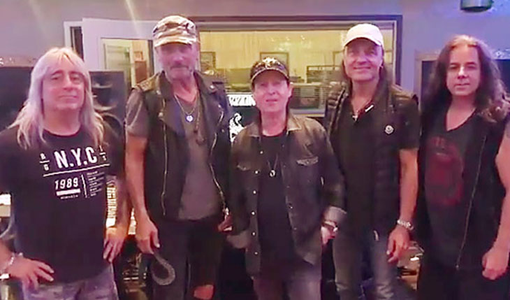 Scorpions: Retomando as gravações do próximo álbum