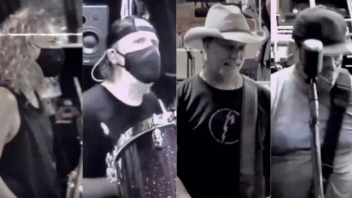 METALLICA: Banda volta a ensaiar (vídeo)