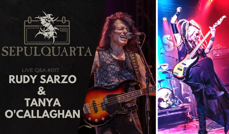 Sepultura: Banda conversa com Rudy Sarzo e Tanya O’Callaghan no SepulQuarta