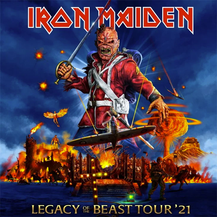 iron maiden 'Legacy Of The Beast' European Tour 2021