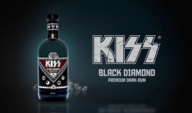 Kiss: Lançado o rum "KISS Black Diamond Premium Dark Rum" - Revista Freak