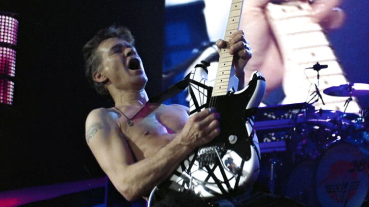 VAN HALEN: Guitarra assinada, tocada e projetada pessoalmente por EDDIE  leiloada por $ 37.500
