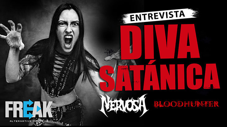 Entrevista exclusiva com a nova vocalista da banda Nervosa, DIVA SATÁNICA!
