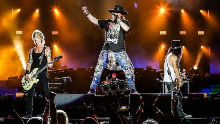 GUNS N ‘ROSES: Banda divulga vídeo de apresentação em Brasília