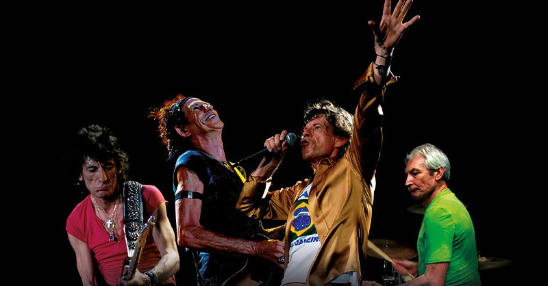 THE ROLLING STONES: Lança concerto completo na praia de Copacabana