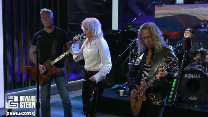 Metallica: Confira “Nothing Else Matters” com Miley Cyrus no The Howard Stern Show
