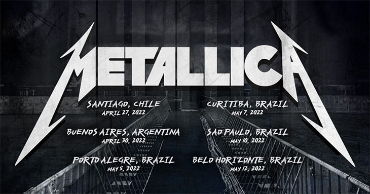 metallica brasil 2022