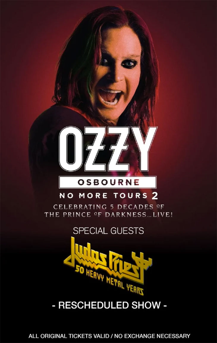 ozzy osbourne no more tours 2