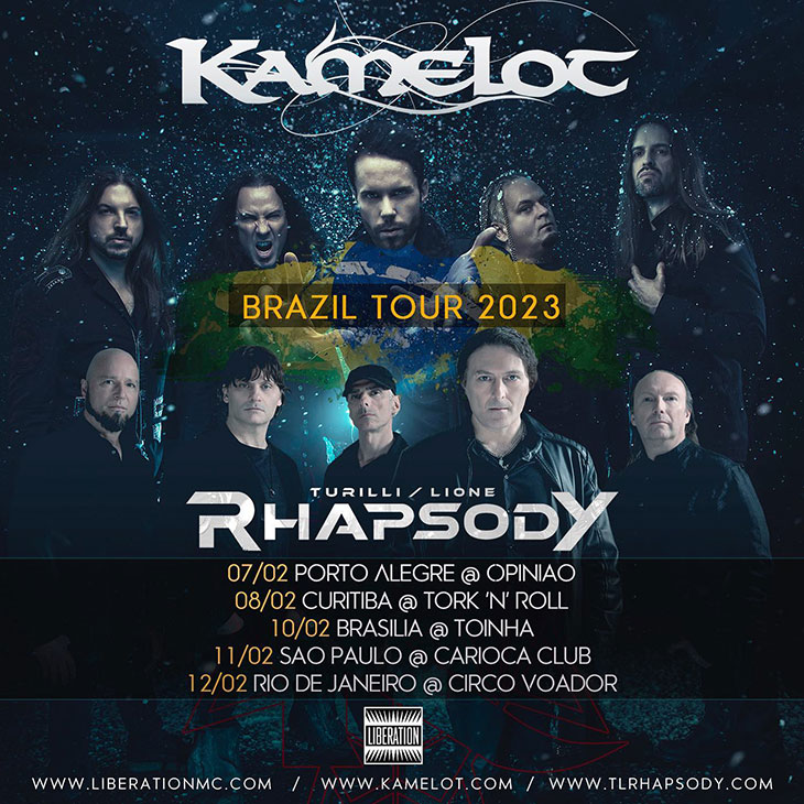 Kamelot Brasil tour