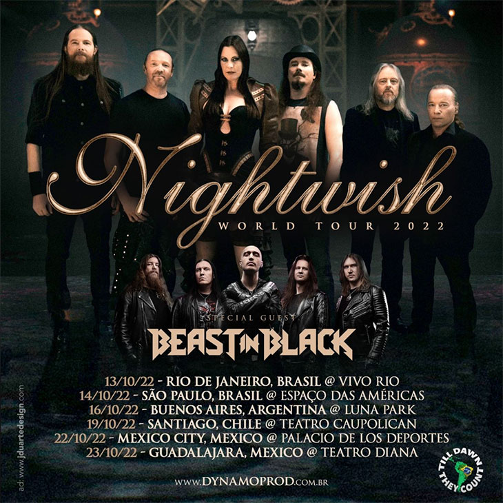 nightwish brasil 2022