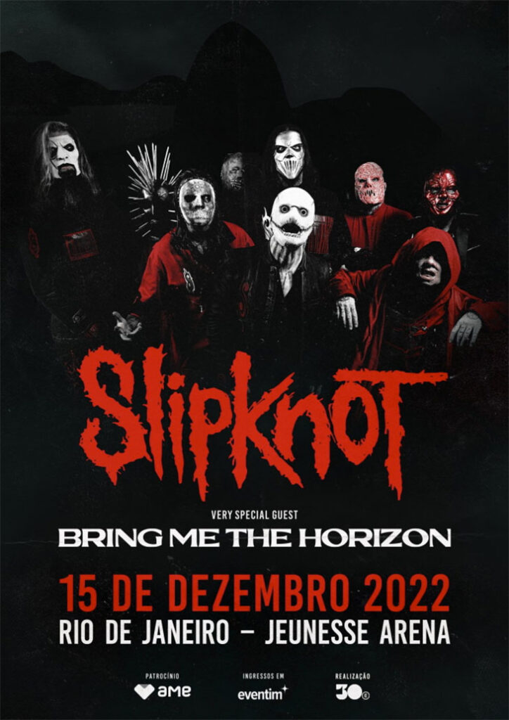 Slipknot Confirmado show no Rio e Janeiro em 2022 Revista Freak