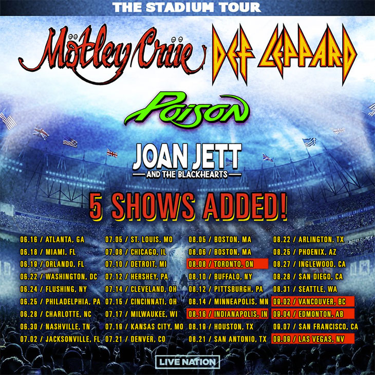 motley crue the stadium tour 2022