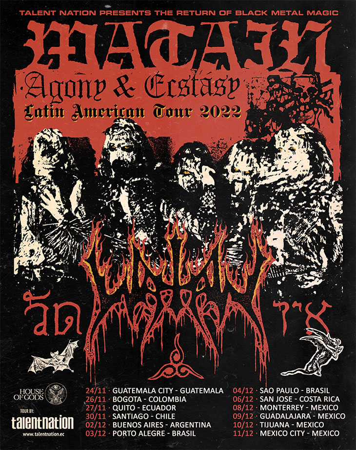 watain latina america tour 2022